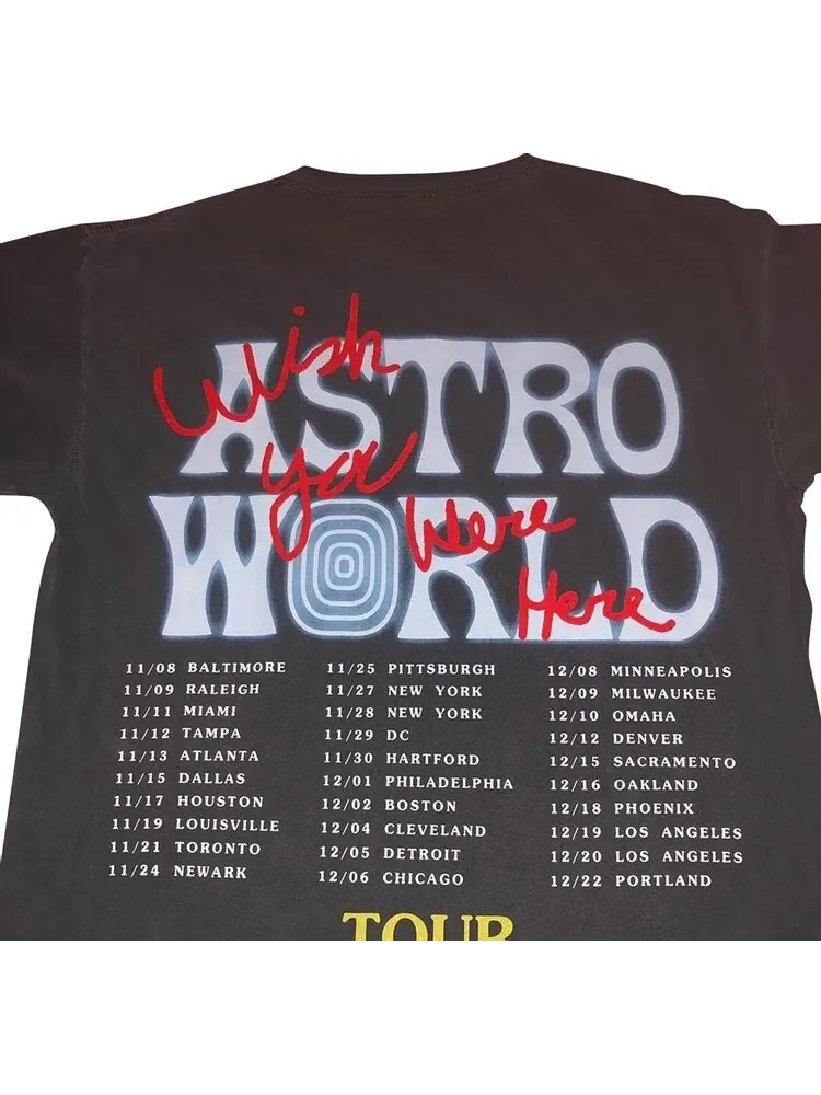 Футболка Cactus Jack by Travis Scott Astroworld Horse Head T-Shirt 'Black' — изображение 2 из 2, черный