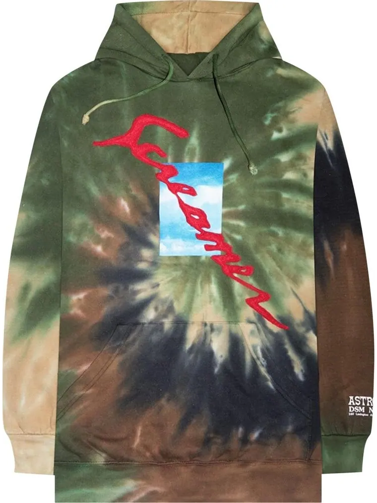 Худи Cactus Jack by Travis Scott Astroworld x DSM NY Screamer Hoodie 'Tie-Dye' — изображение 1 из 2, мульти