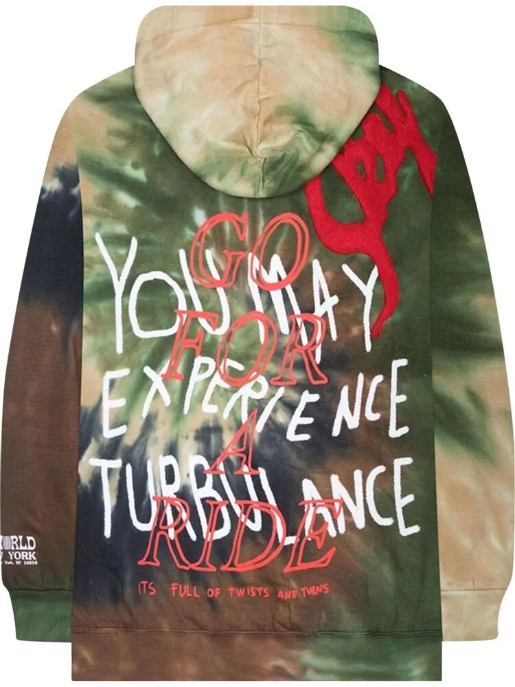 Худи Cactus Jack by Travis Scott Astroworld x DSM NY Screamer Hoodie 'Tie-Dye' — изображение 2 из 2, мульти