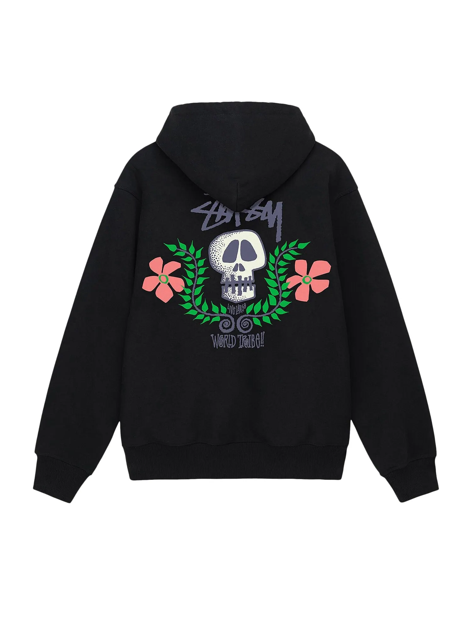 Толстовка на молнии Stussy Skull Crest — изображение 2 из 2, черный