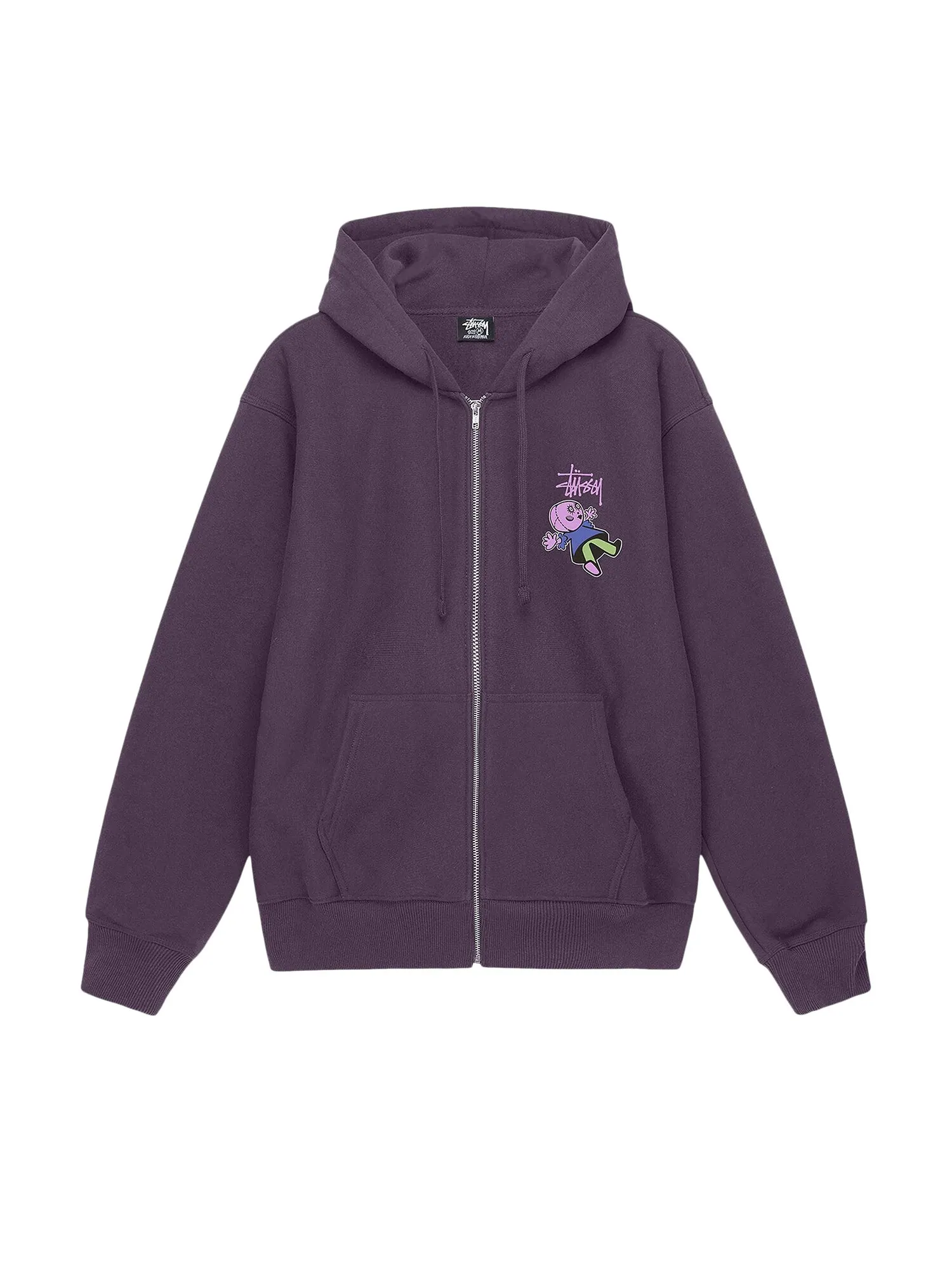 Толстовка на молнии Stussy Dollie Grape