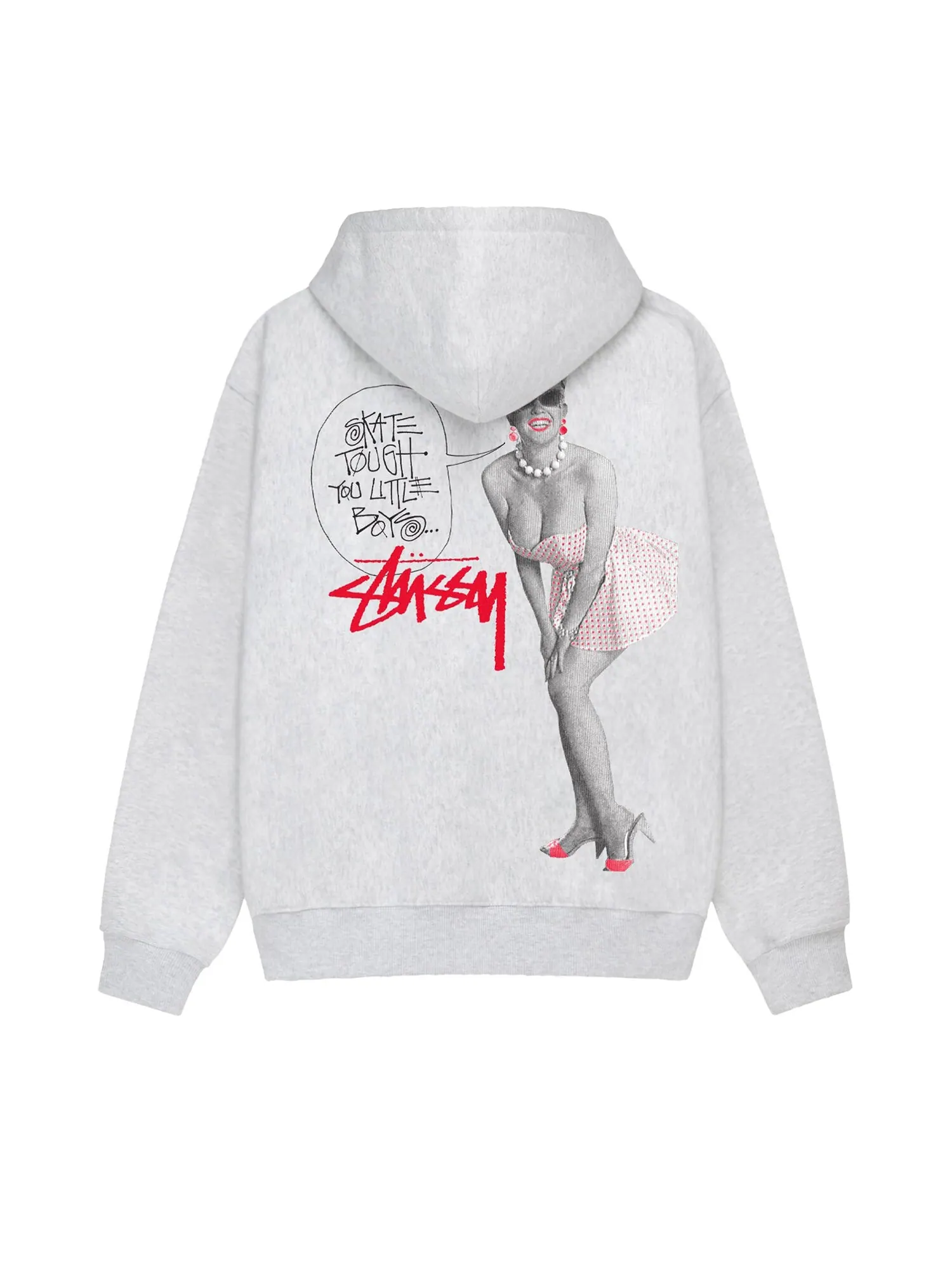 Толстовка Stussy Skate Tough на молнии — изображение 2 из 2, пепельный вереск