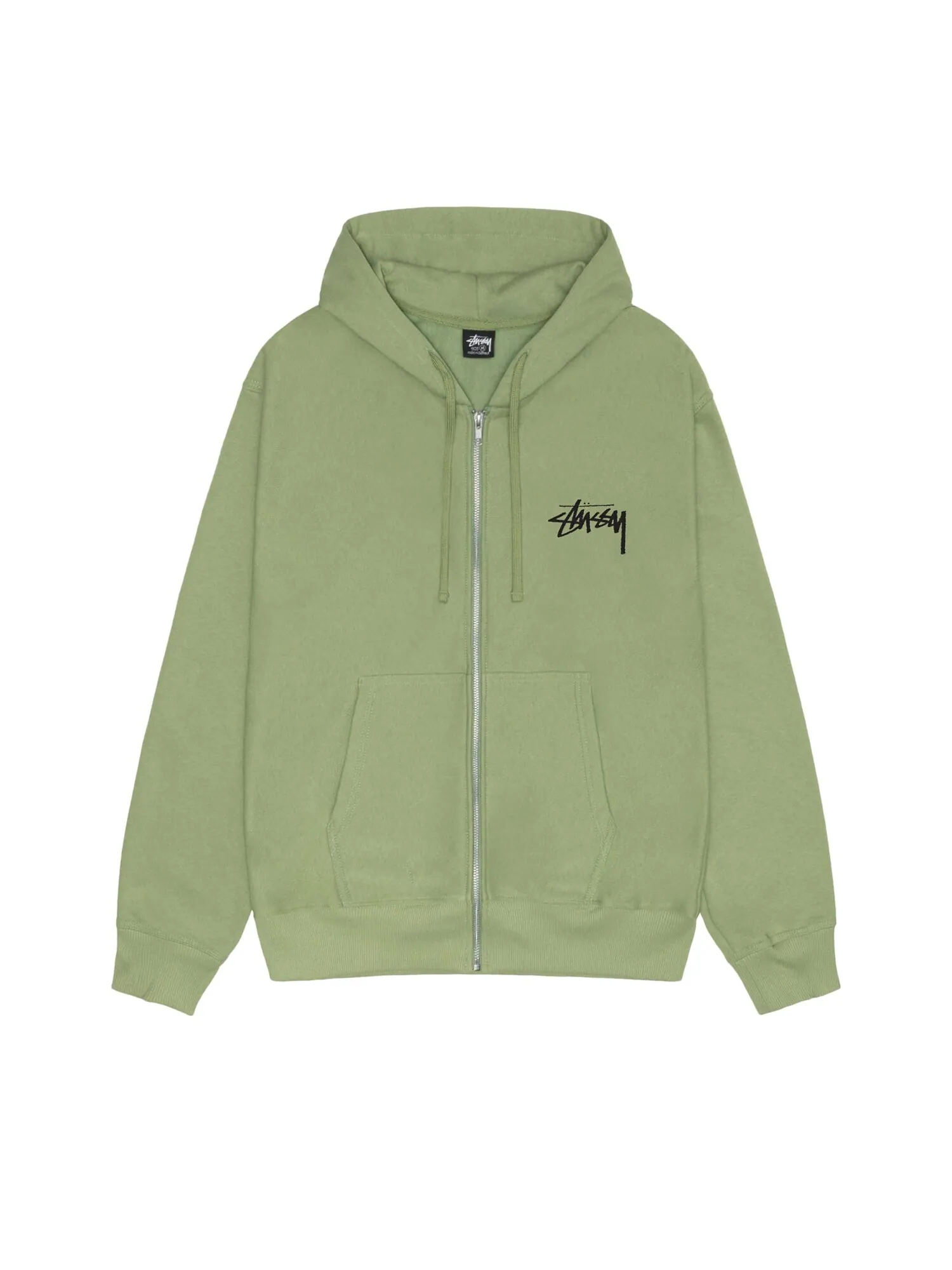 Толстовка на молнии Stussy Skate Tough Moss