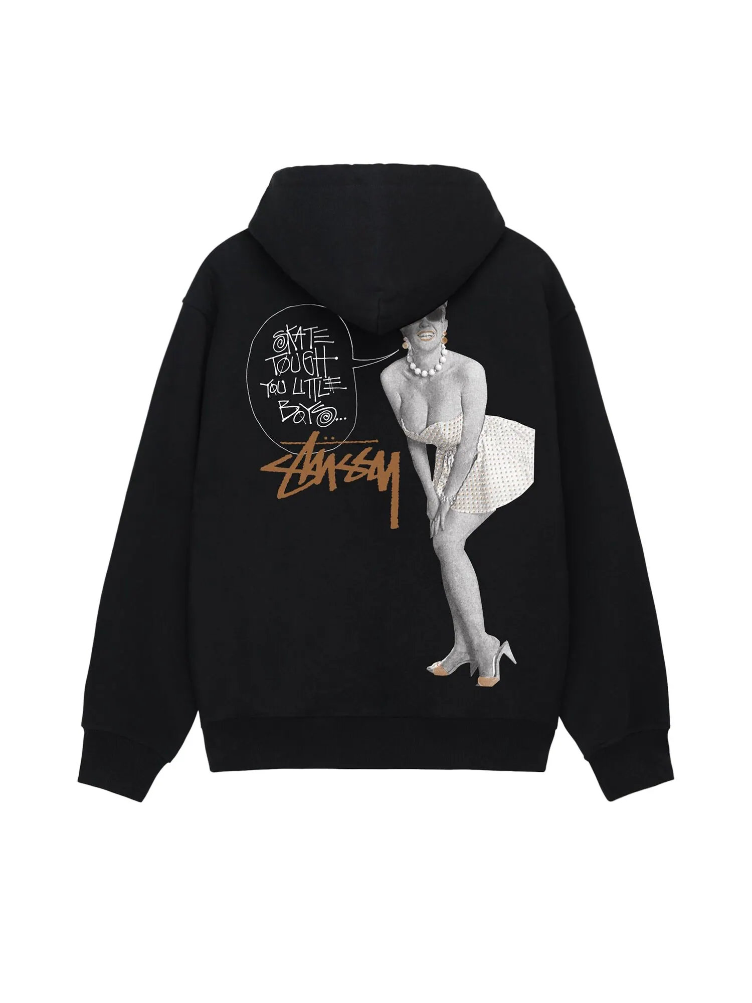 Толстовка Stussy Skate Tough на молнии — изображение 2 из 2, черный