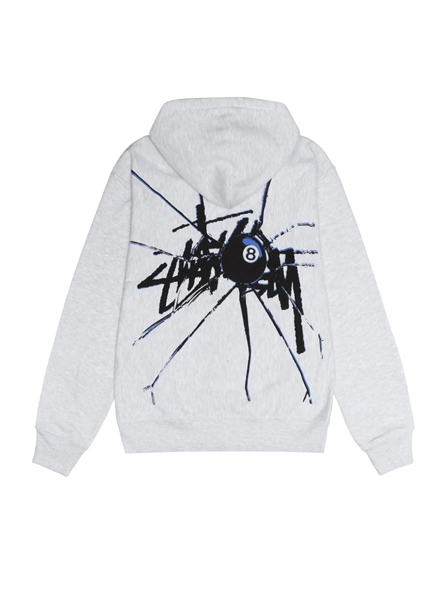 Толстовка на молнии Stussy Ash Heather — изображение 2 из 2, серый