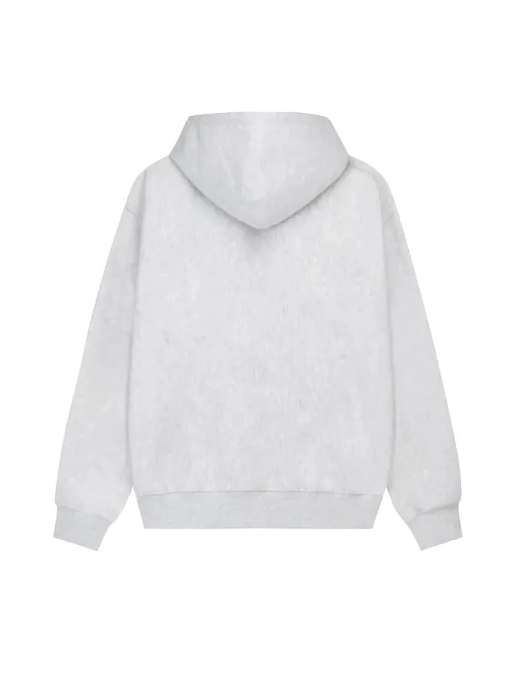 Худи Stussy Dot Sport Zip Hoodie Ash Heather — изображение 2 из 2, серый