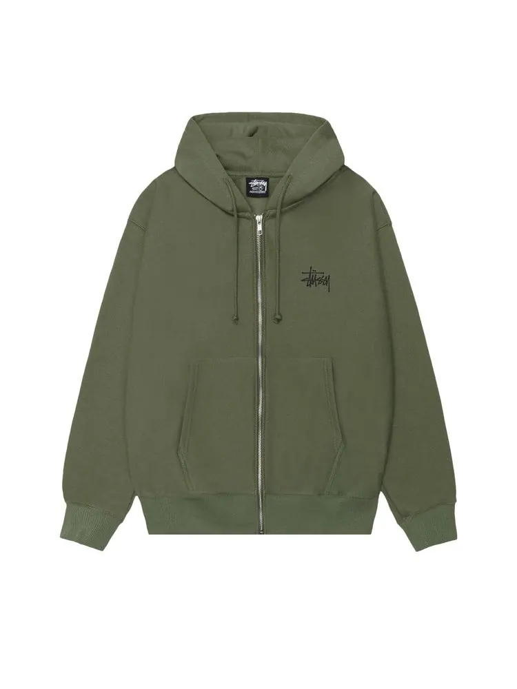Худи Stussy Basic Zip Hoodie