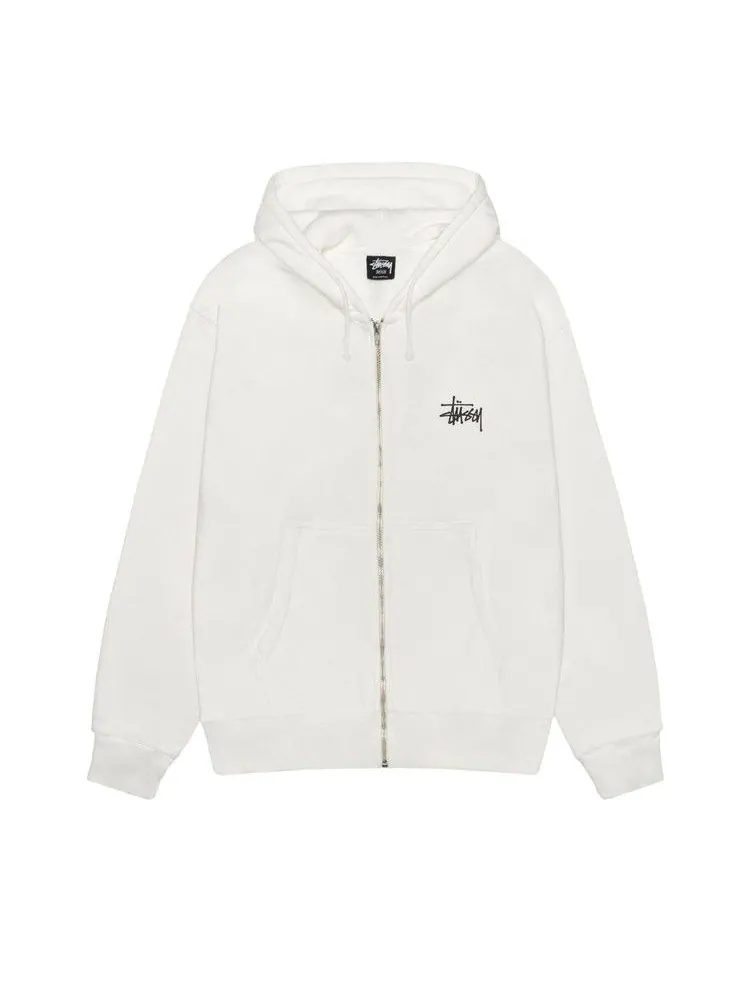 Худи Stussy Basic Zip Hoodie Pigment Dyed