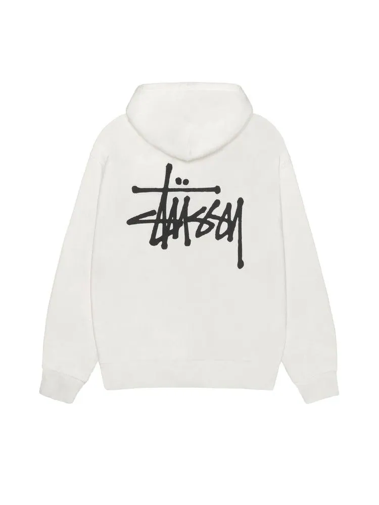Худи Stussy Basic Zip Hoodie Pigment Dyed — изображение 2 из 2, прозрачный