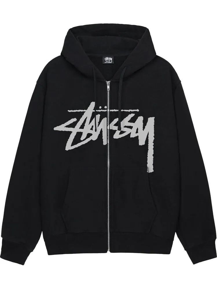 Худи Stussy Stock Zip 'Black'
