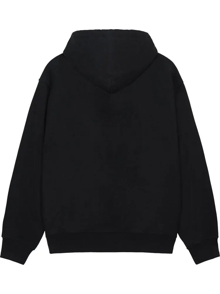 Худи Stussy Stock Zip 'Black' — изображение 2 из 2, черный