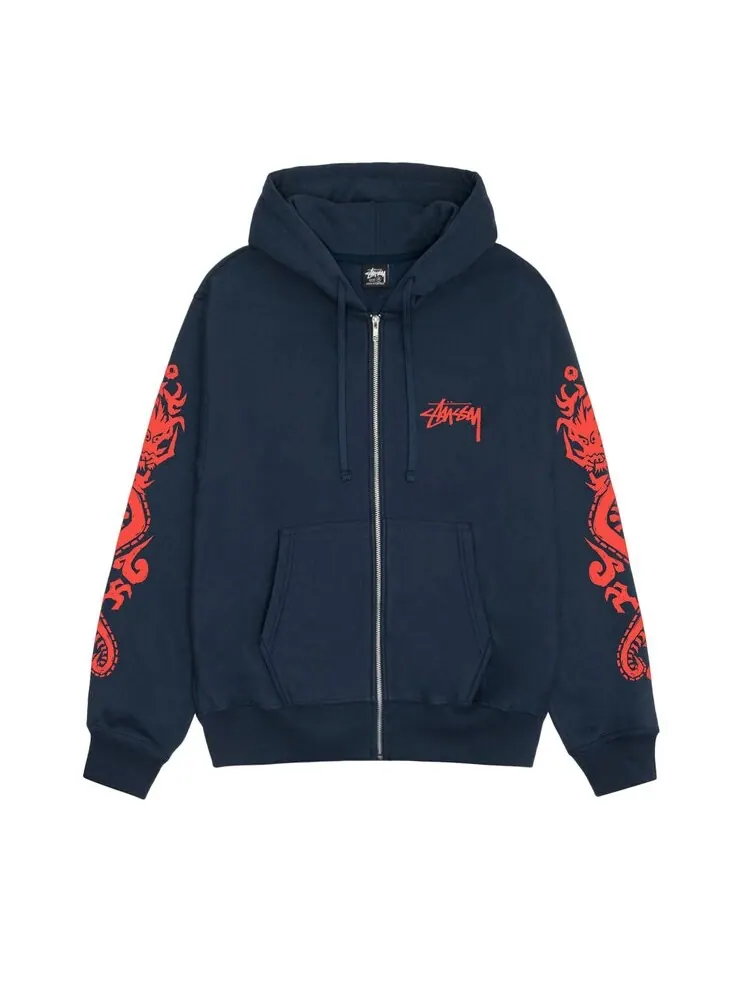 Худи Stussy Dragons Zip Hoodie