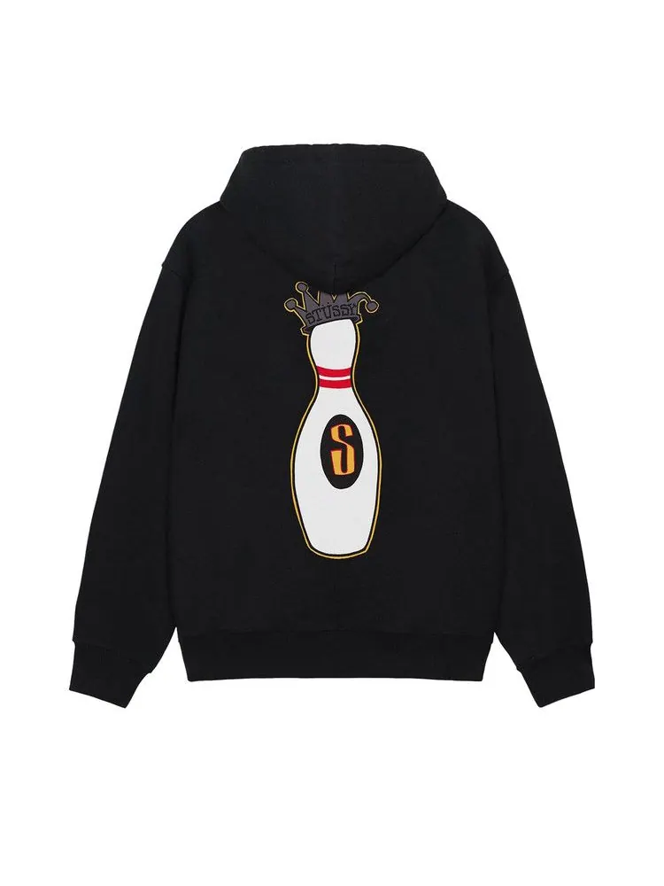 Худи Stussy Kingpin Zip Hoodie — изображение 2 из 2, черный