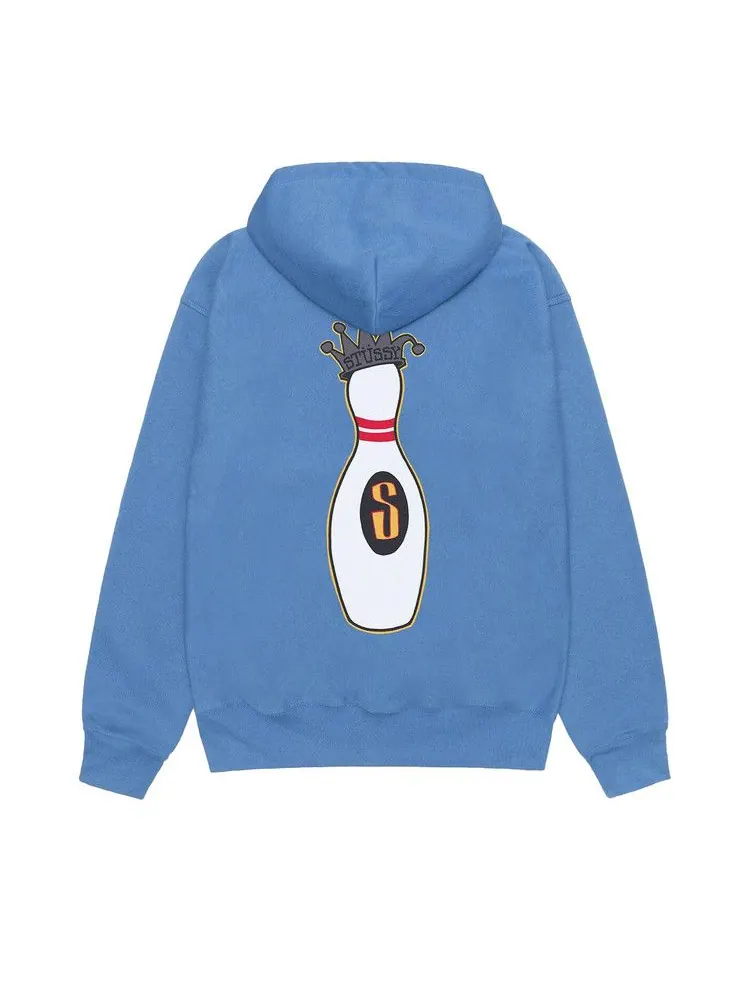 Худи Stussy Kingpin Zip Hoodie — изображение 2 из 2, якиманский синий