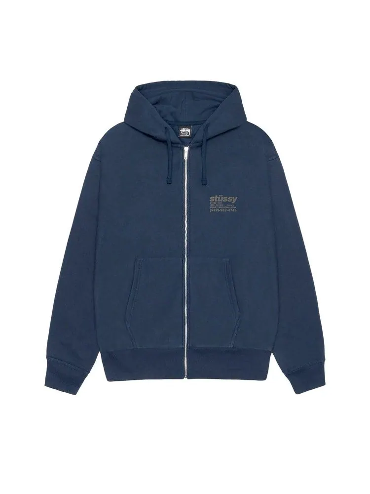 Худи Stussy DNA Zip Hoodie
