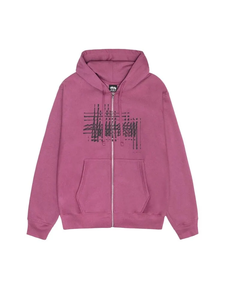 Худи Stussy Refracted Zip Hoodie