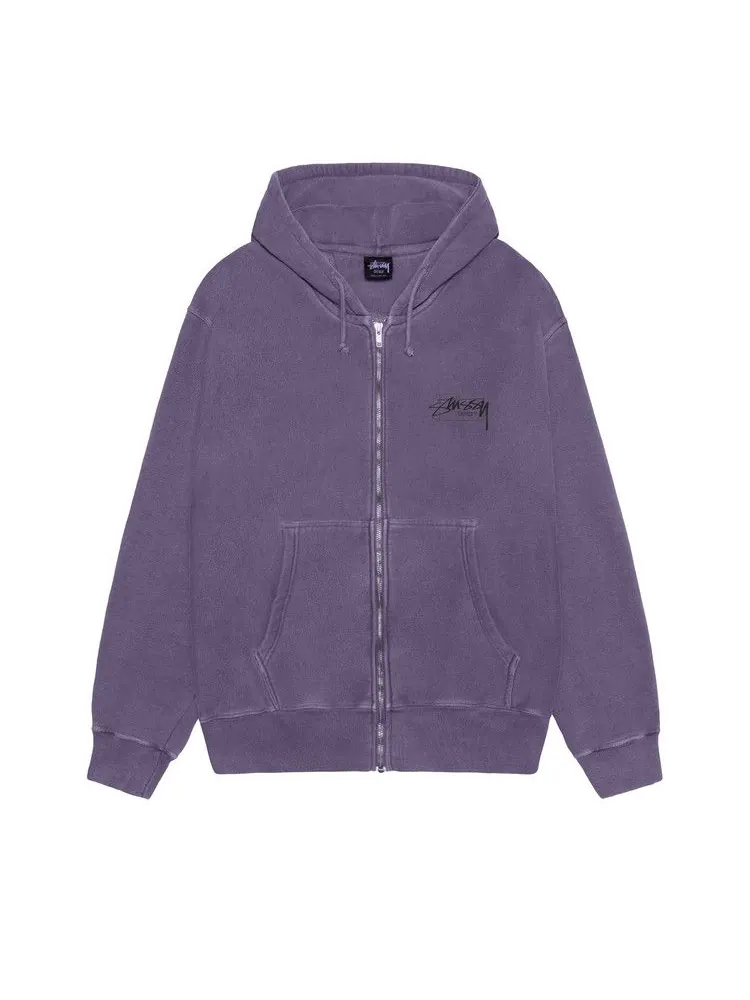 Худи Stussy Modern Age Zip Hoodie Pigment Dyed