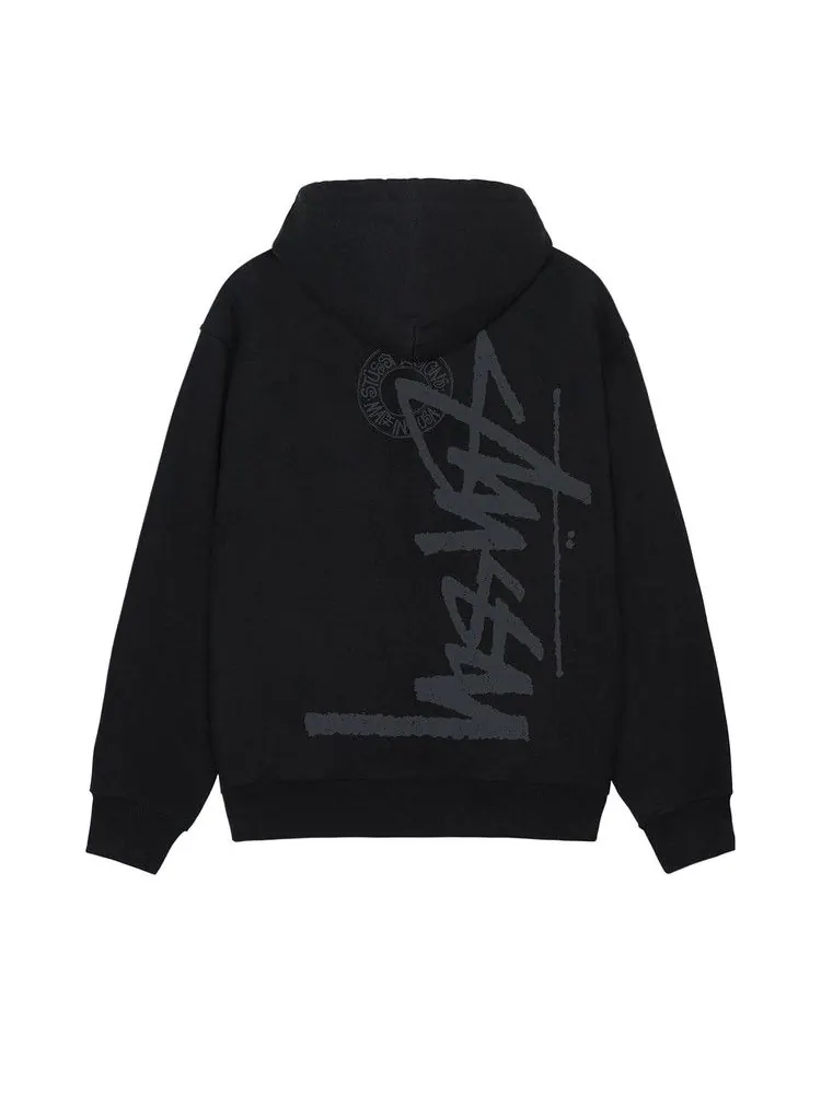 Худи Stussy Buana Stock Zip Hoodie — изображение 2 из 2, черный
