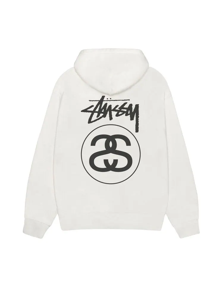 Худи Stussy Stock Link Zip Hoodie Pigment Dyed — изображение 2 из 2, прозрачный