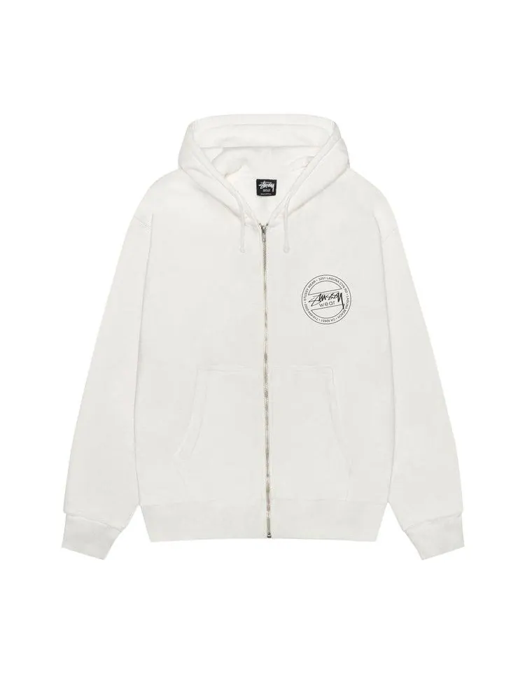 Худи Stussy Wear Zip Hoodie Pigment Dyed