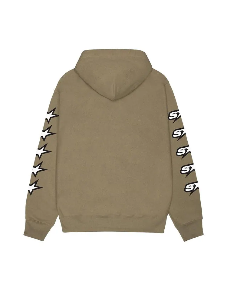 Худи Stussy Speedway Zip Hoodie — изображение 2 из 2, армейский