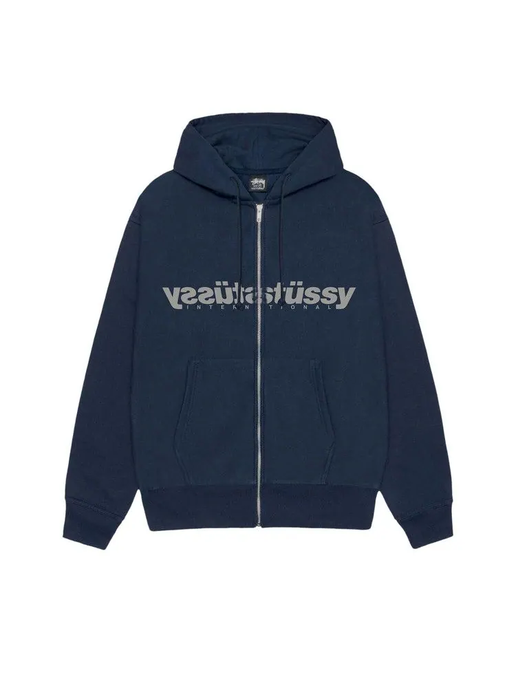 Худи Stussy Mirror Zip Hoodie