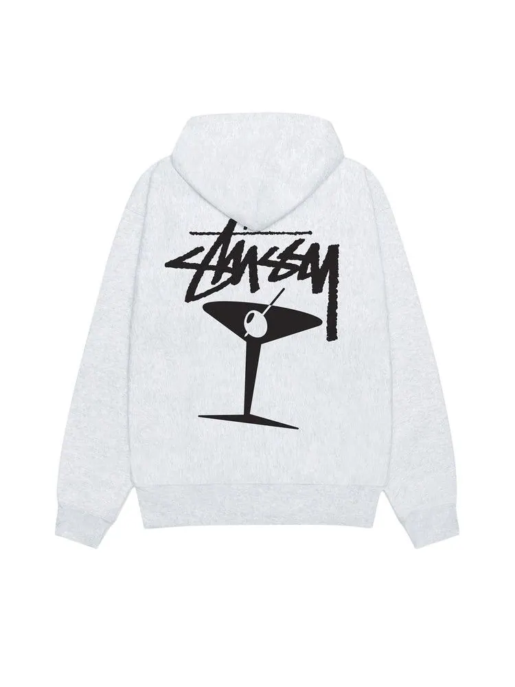 Худи Stussy Martini Zip Hoodie — изображение 2 из 2, пепельный вереск