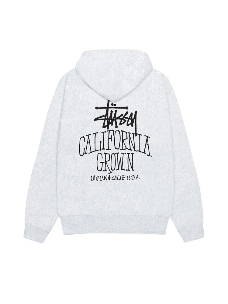 Худи Stussy Cali Grown Zip Hoodie — изображение 2 из 2, пепельный вереск