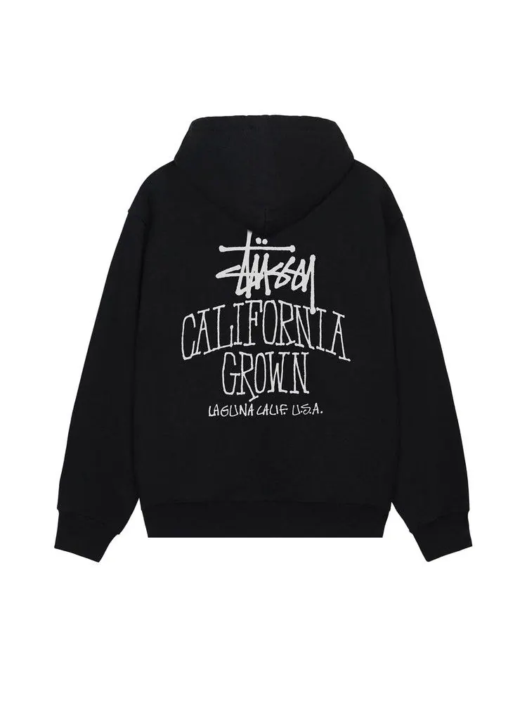 Худи Stussy Cali Grown Zip Hoodie — изображение 2 из 2, черный
