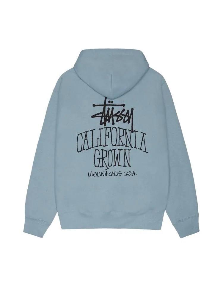 Худи Stussy Cali Grown Zip Hoodie — изображение 2 из 2, серый