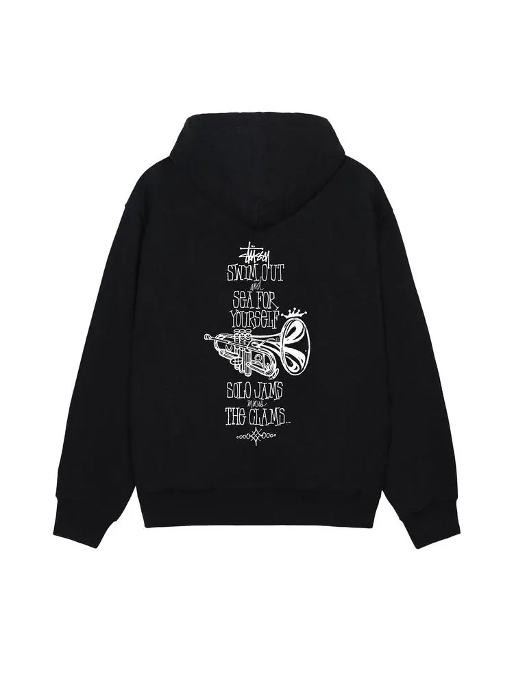 Худи Stussy Swim Out Zip Hoodie — изображение 2 из 2, черный