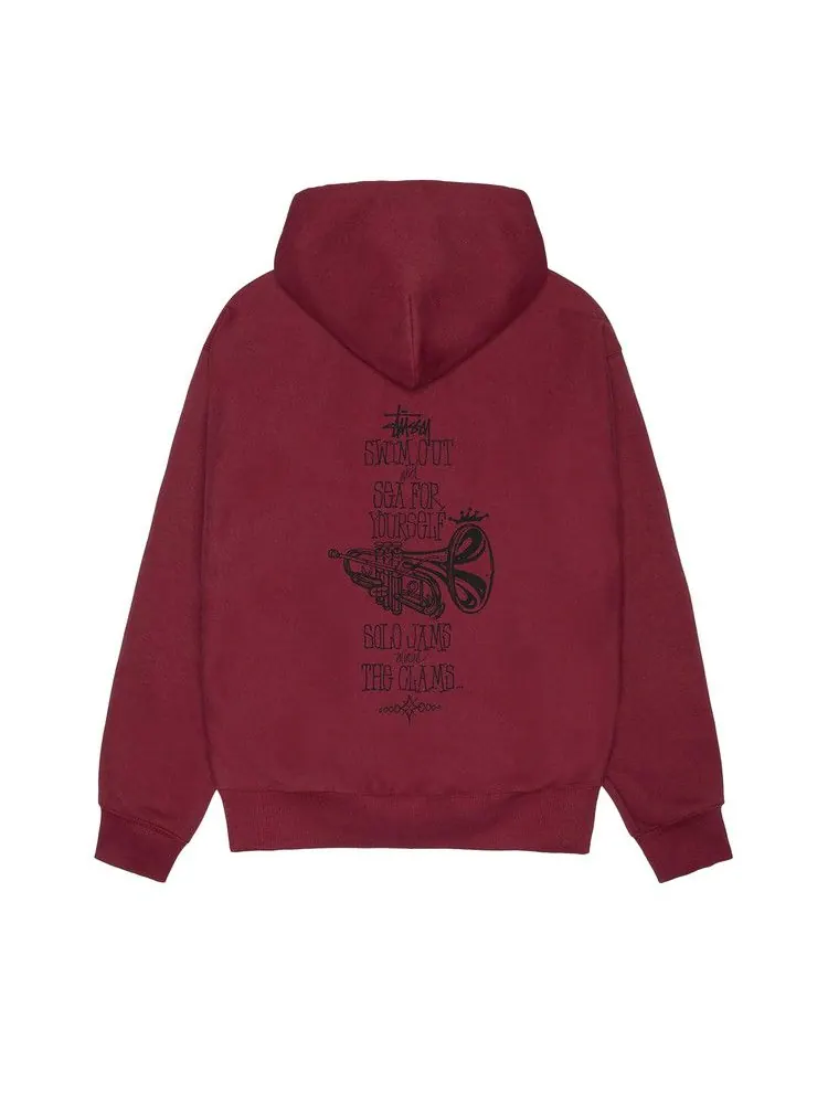 Худи Stussy Swim Out Zip Hoodie — изображение 2 из 2, красный