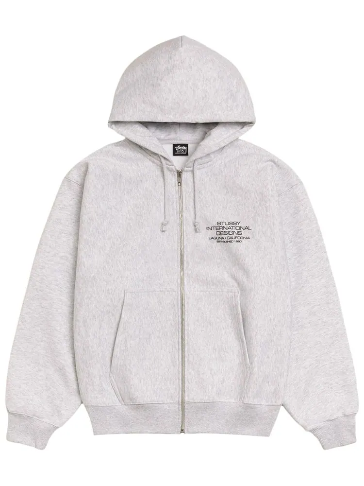 Худи на молнии Stussy International Designs