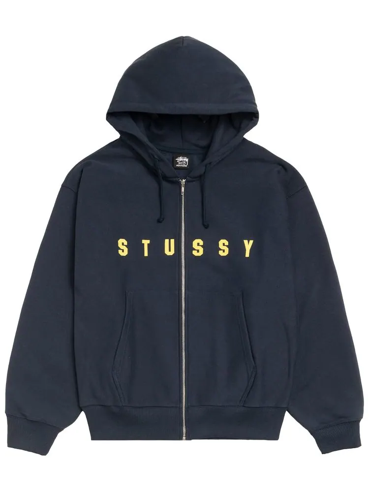 Толстовка на молнии Stussy Lens
