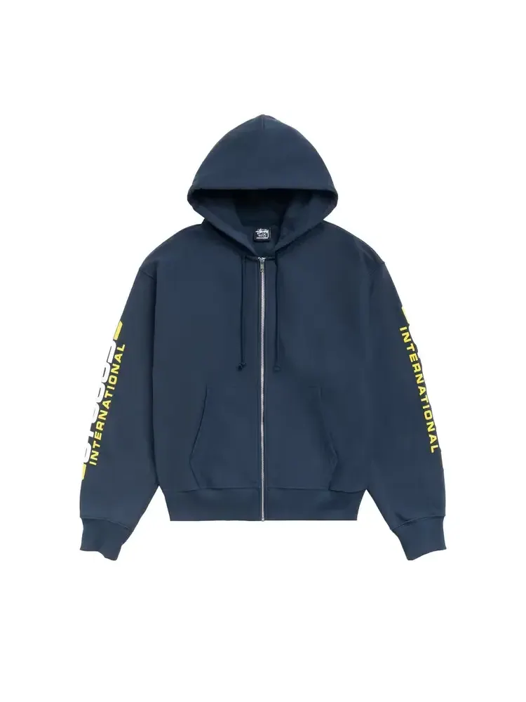 Толстовка Stussy Blade Zip Hoodie 'Navy'