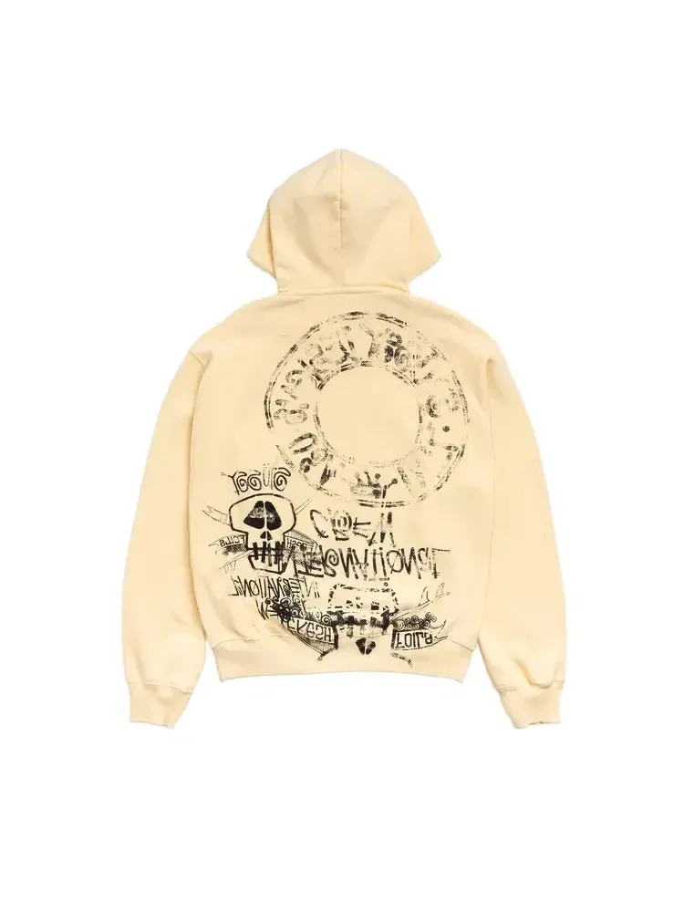 Худи на молнии Stussy Skulls — изображение 2 из 2, золото