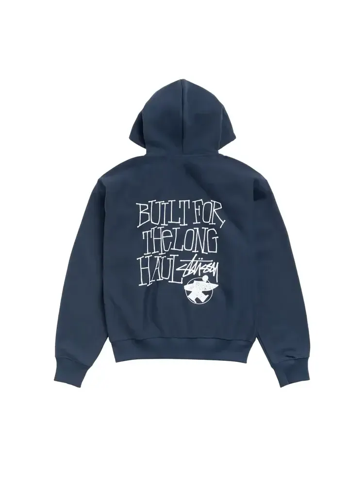 Толстовка Stussy Long Haul на молнии — изображение 2 из 2, синий