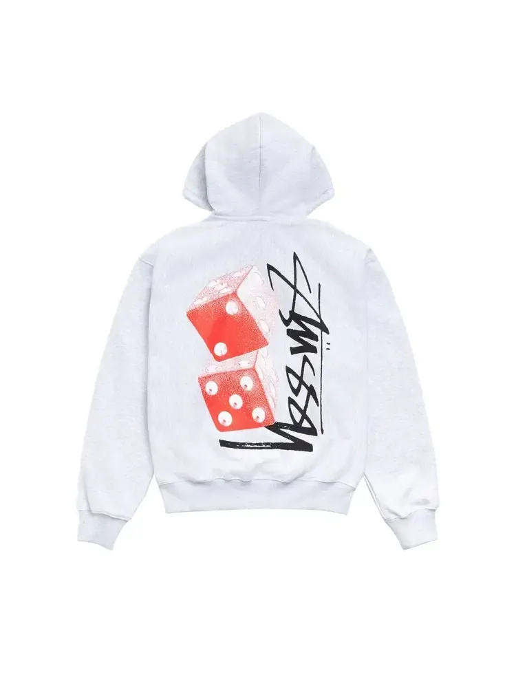 Худи на молнии Stussy Tall Dice — изображение 2 из 2, серый
