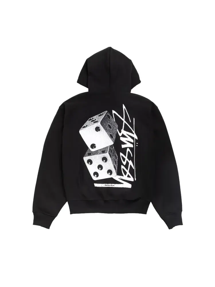 Худи на молнии Stussy Tall Dice — изображение 2 из 2, черный