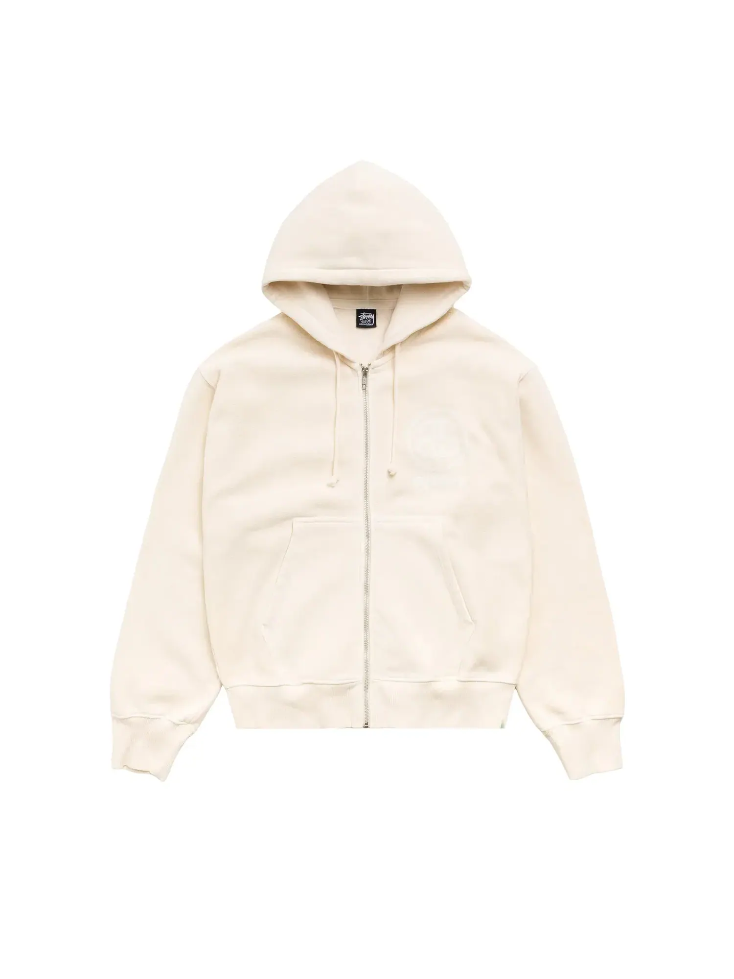 Худи на молнии Stussy Link Sport Zip Hoodie Garment Dyed