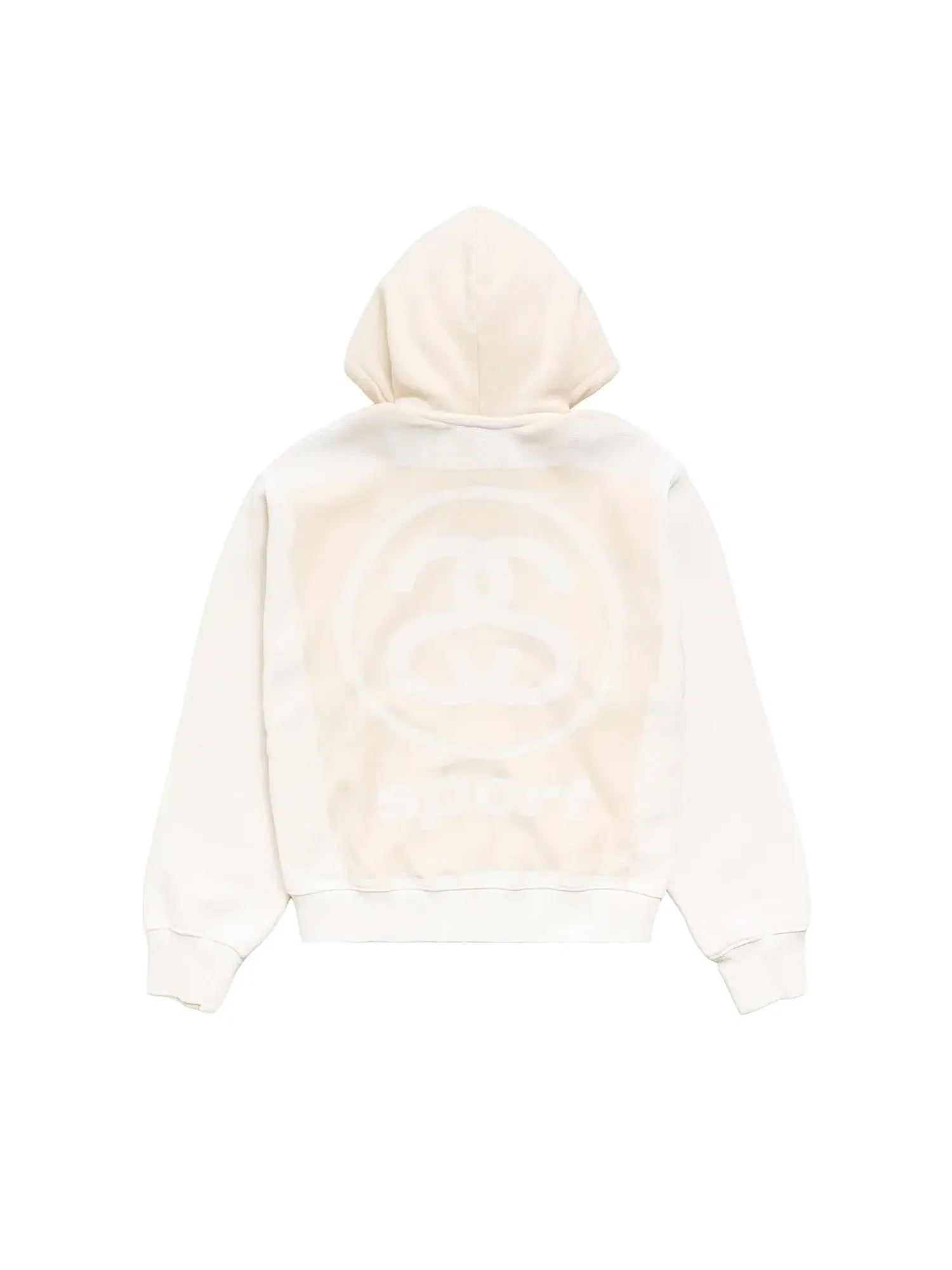 Худи на молнии Stussy Link Sport Zip Hoodie Garment Dyed — изображение 2 из 2, кость