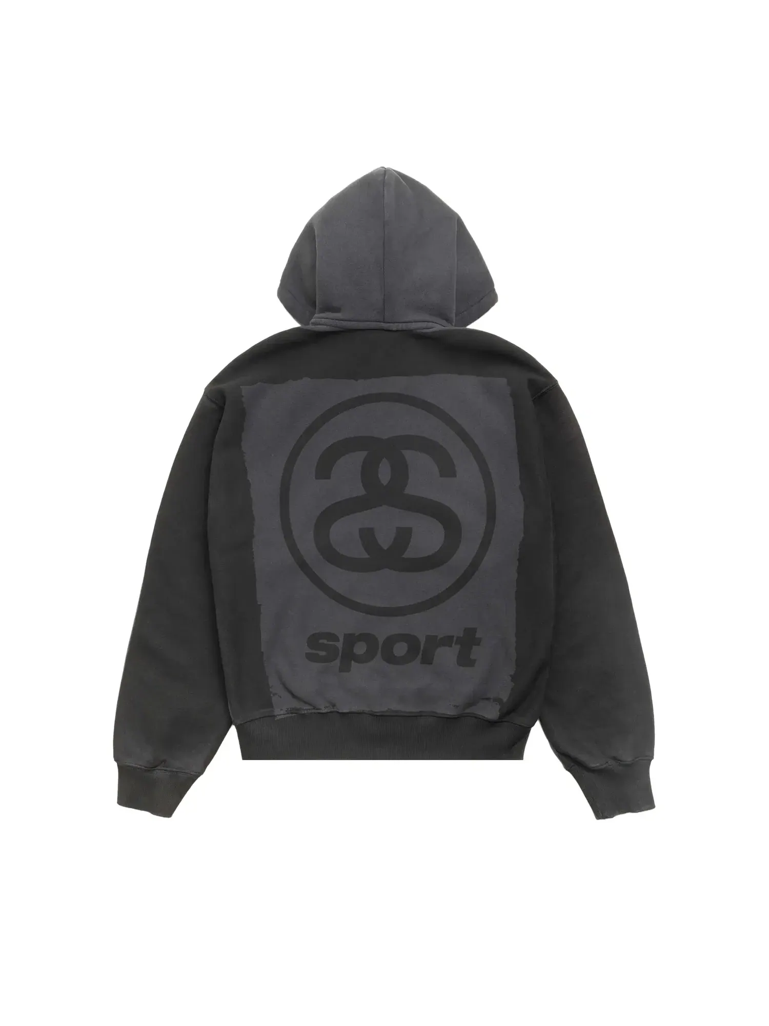 Худи Stussy Link Sport на молнии — изображение 2 из 2, черный