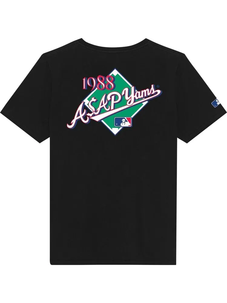 Футболка Hidden NY x Yams Day World Series T-Shirt 'Black' — изображение 2 из 2, черный
