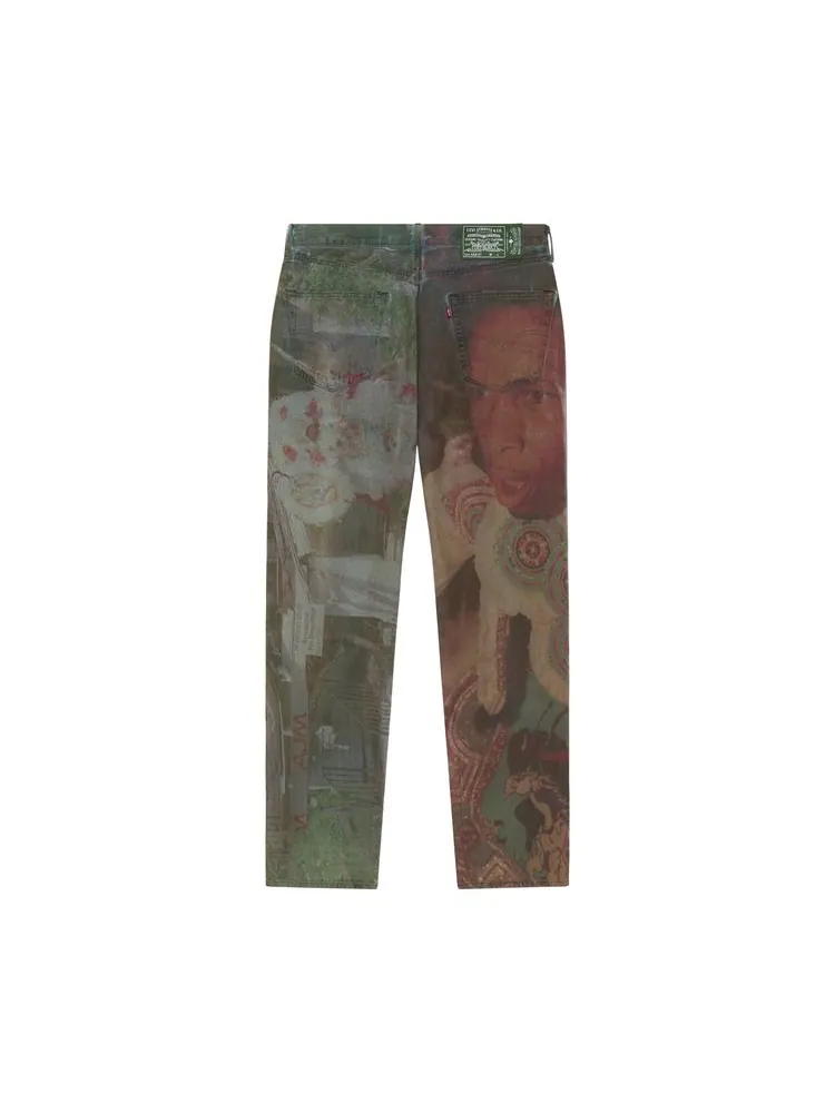 Джинсы Denim Tears x Levi's Denim Tears Big Chief Demond 568 Denim Jeans 'Multicolor' — изображение 2 из 2, мульти