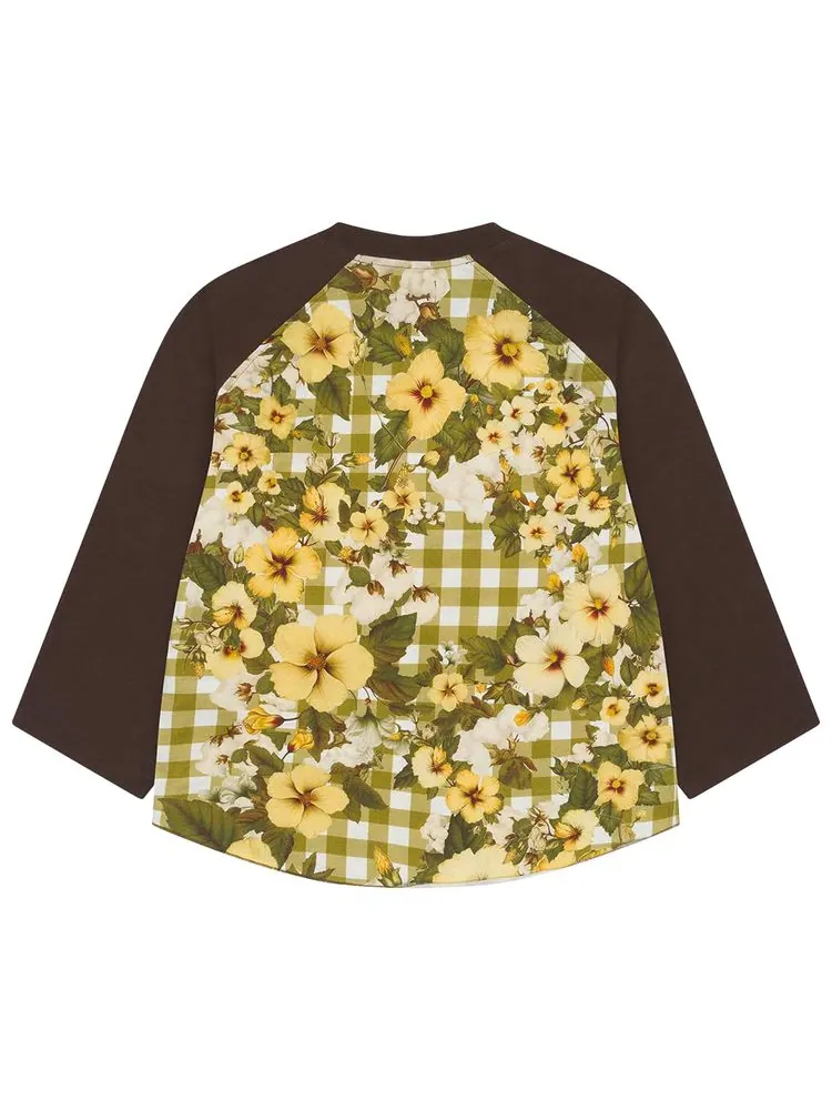 Футболка Denim Tears x Levi's Denim Tears Cotton Gingham Baseball Tee 'Multicolor' — изображение 2 из 2, мульти