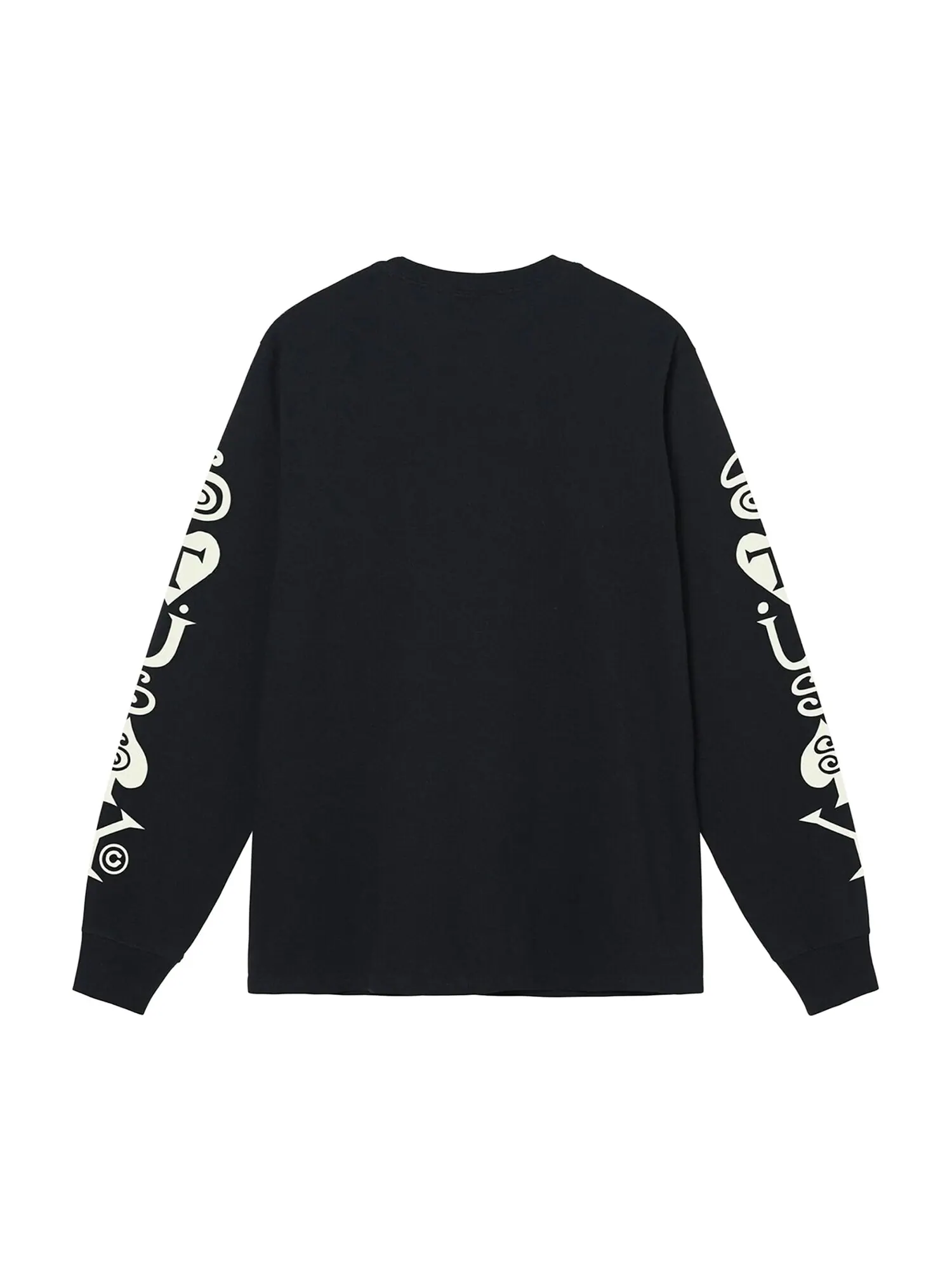 Футболка с длинными рукавами Stussy Hearts And Spades — изображение 2 из 2, черный