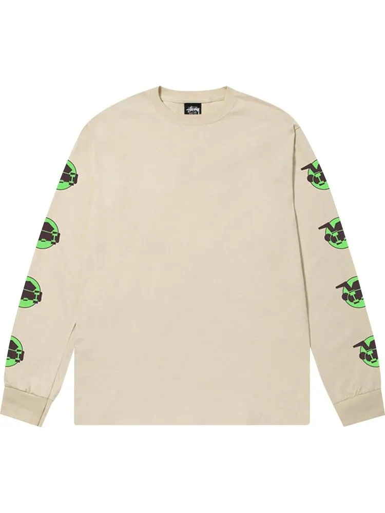 Лонгслив Stussy Skateman Long-Sleeve Tee 'Putty'