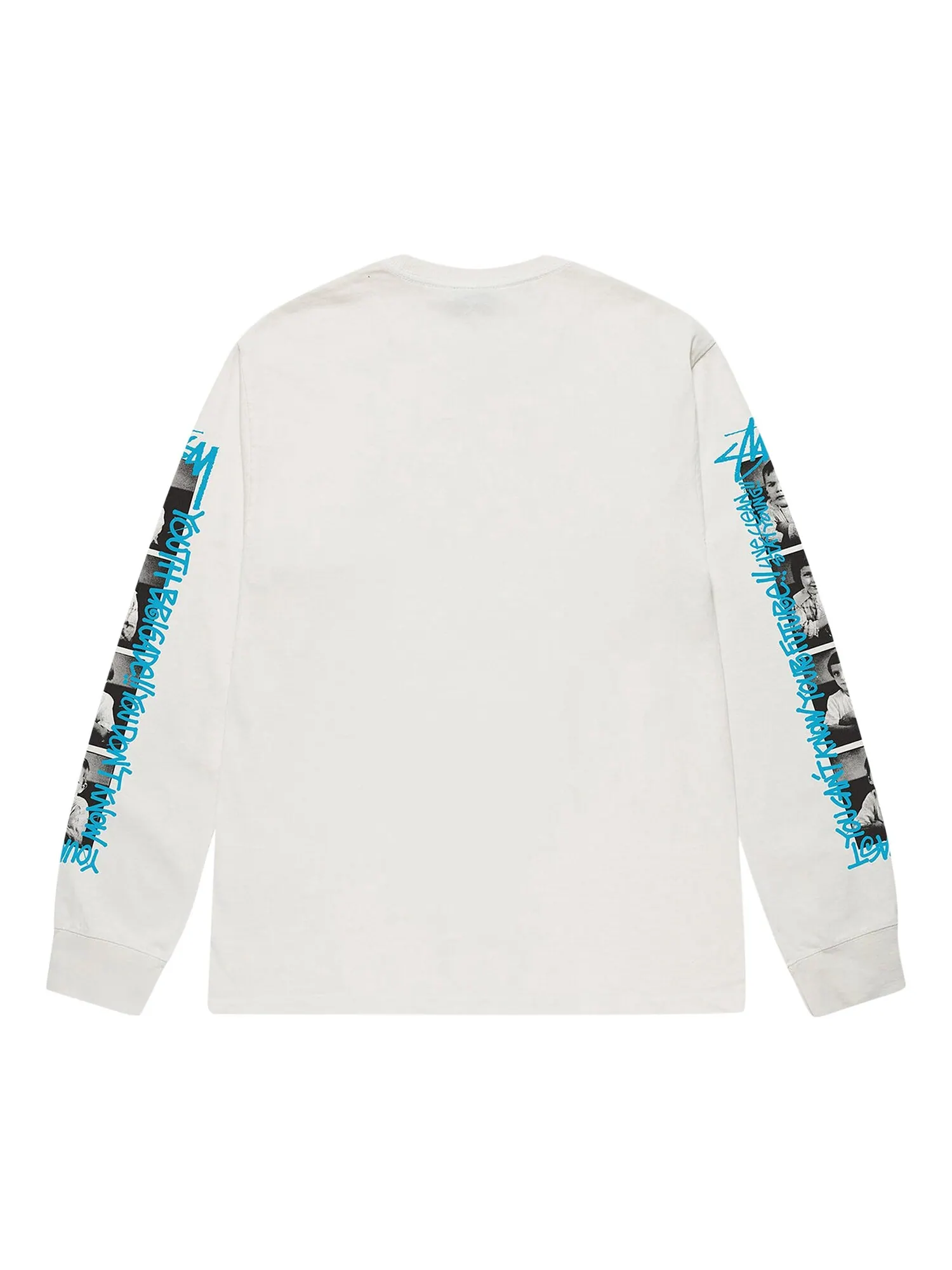 Футболка с длинными рукавами Stussy Youth Brigade, окрашенная в пигмент — изображение 2 из 2, натуральный