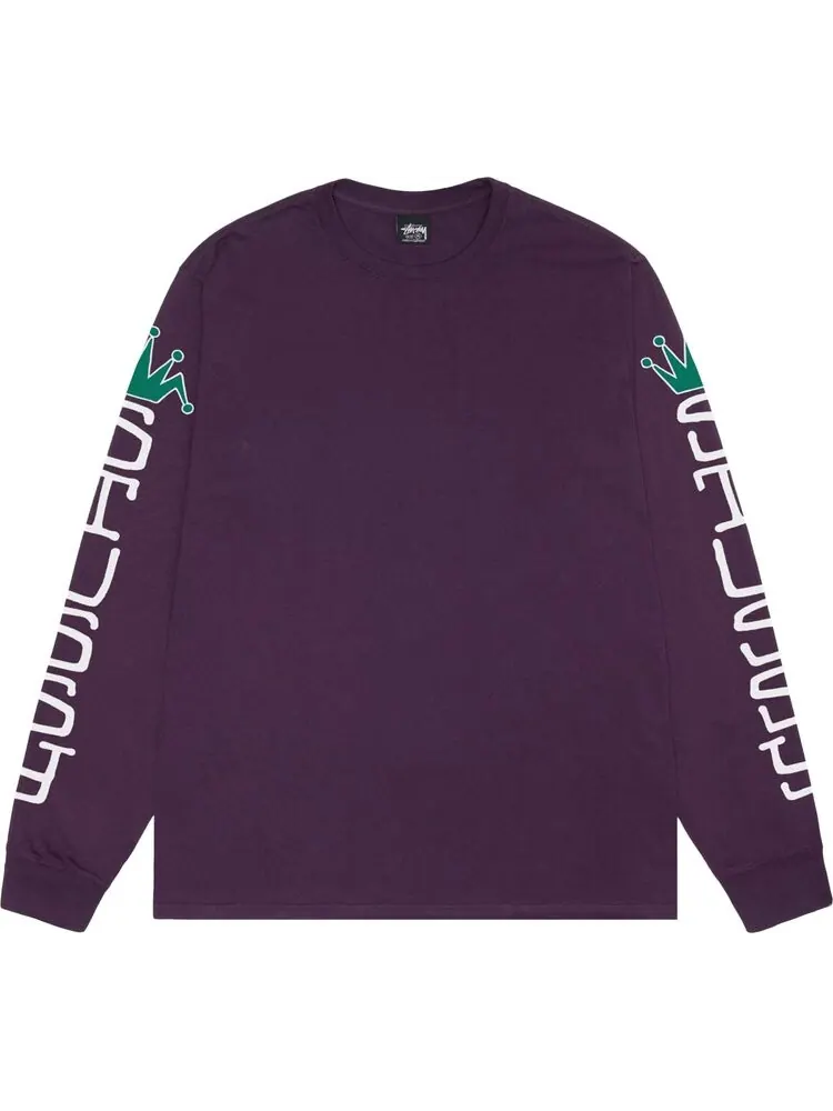 Лонгслив Stussy Pigment Dyed Jumbo 'Purple'