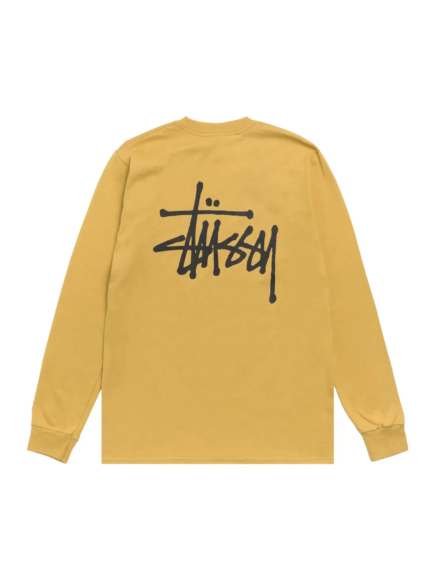 Футболка с длинным рукавом Stussy Basic — изображение 2 из 2, куркума